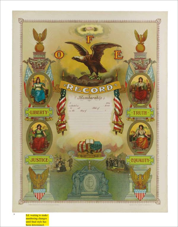 Close up of American bald eagle, orange beak, AMERICAN EAGLE in silver font below