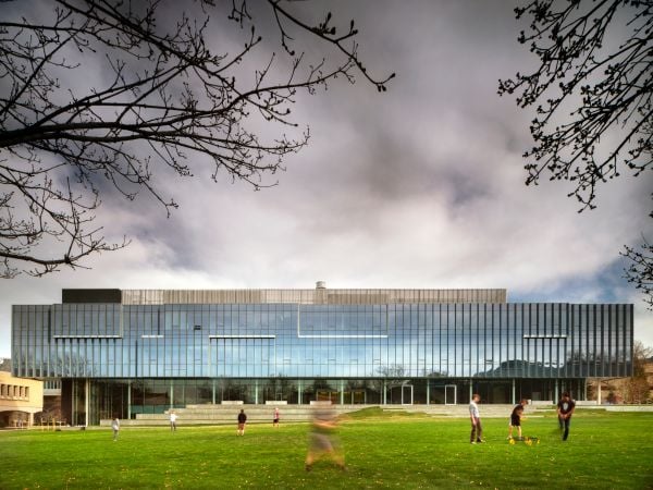 Gathering Bohlin Cywinski Jackson in grey font on amber cover