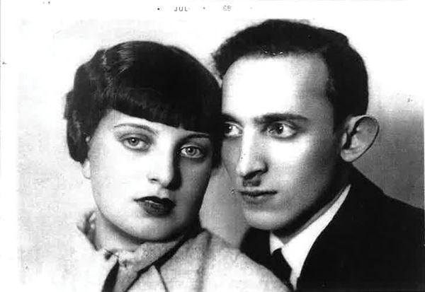 A young Henry Koperweis, on signed official document cover, Every Last Jew in white font on red banner to top by Mark Koperweis