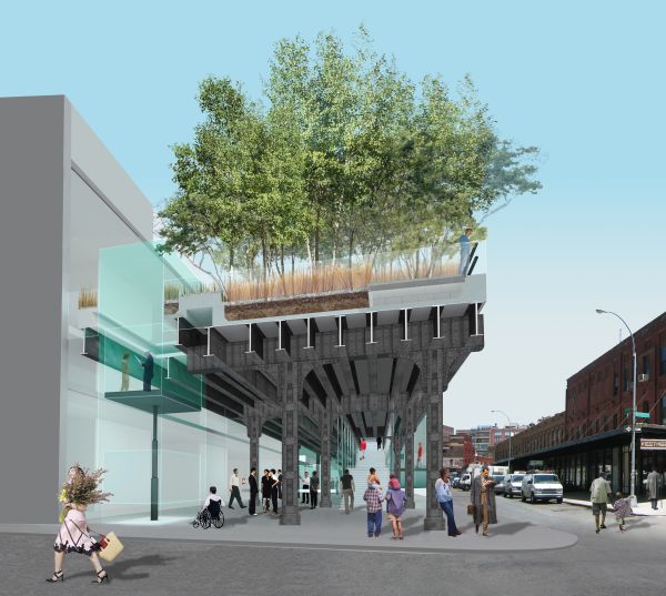 Colourful geological diagram of landscape, blue sky with birds in distance, VISUAL DISCOVERIES A COLLECTION OF SECTIONS in white and black font to centre.