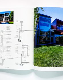 Book cover of Michele Saee Projects 1985-2017, featuring a close up of windows of metal structure. Published by ORO Editions.