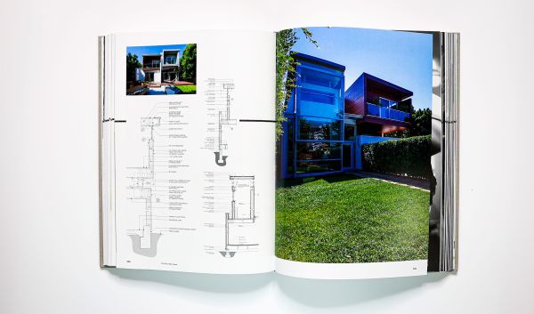 Book cover of Michele Saee Projects 1985-2017, featuring a close up of windows of metal structure. Published by ORO Editions.