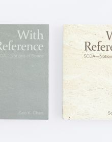 Book cover of With Reference: SCDA—Notions of Space. Published by ORO Editions.
