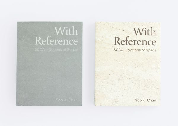 Book cover of With Reference: SCDA—Notions of Space. Published by ORO Editions.