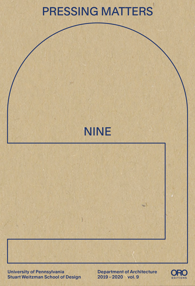 Book cover of Pressing Matters 9. Published by ORO Editions.