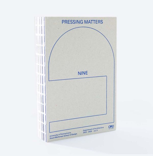 Book cover of Pressing Matters 9. Published by ORO Editions.