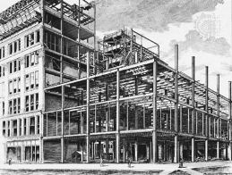 Straight road with yellow centre line, mountain landscape, image reflected above, Trans-Atlantic Engagements The Contribution and Impact of German Educators to US Architectural Education in white font.