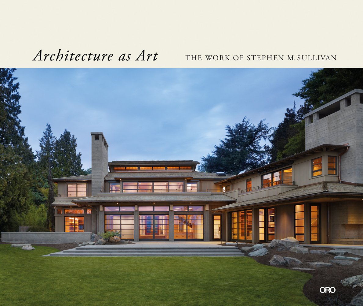 Book cover of Architecture as Art, featuring a luxury residential building surrounded by landscaped grounds. Published by ORO Editions.