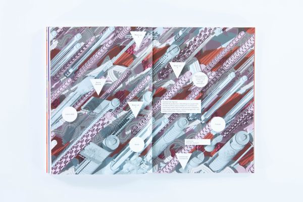 White cover and white shapes with drop shadow on top with Shaped Places Of Carroll County New Hampshire in black font