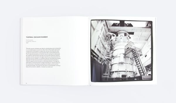 Book cover of American Industry, with an aerial view of the silver nose of Jumbo jet. Published by ORO Editions.