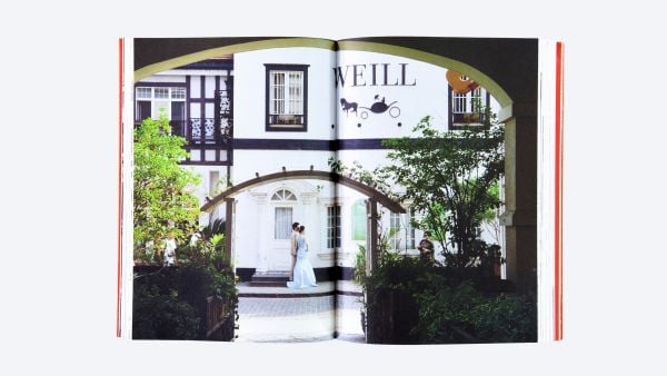 Red cover with orange dots and geometrical patterns with Typological Drift in white font at top