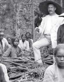 Book cover of A Botany of Violence, with an aerial view of white tablet. Published by ORO Editions.