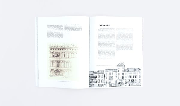 Book cover of Urban Lessons of the Venetian Squares, with an aerial landscape plan. Published by ORO Editions.