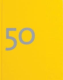 BOUNDLESS, in white font to right edge of yellow cover, 50 Years of Curiosity, in black font to centre left, by ORO Editions.