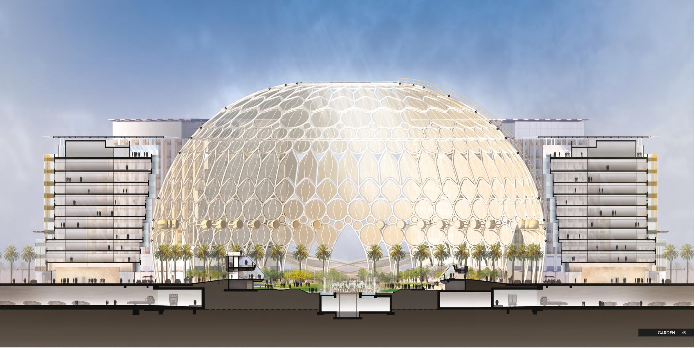 Book cover of Al Wasl Plaza Dubai Expo 2020. Published by ORO Editions.