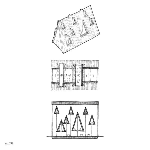 Book cover of no.001-365: One House Per Day. Published by ORO Editions.