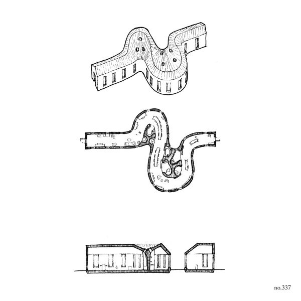 Book cover of no.001-365: One House Per Day. Published by ORO Editions.