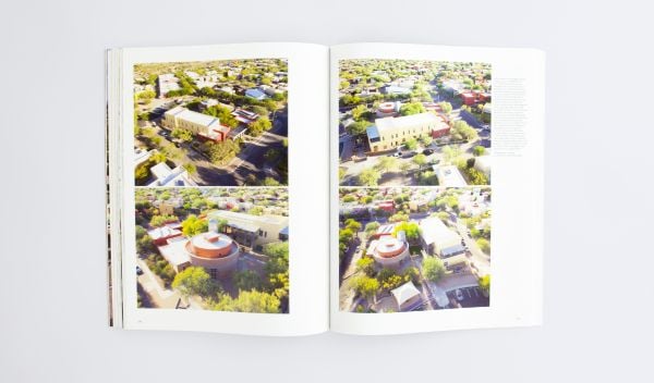 Book cover of Civano: From Experiment to Model of Resilient Urbanism, with an aerial view of urban housing development. Published by ORO Editions.