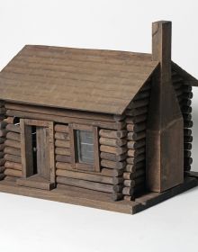 Book cover of Building Toys: An Architect’s Collection, with wooden building blocks scored with grid lines. Published by ORO Editions.