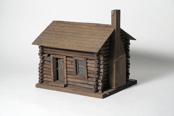 Book cover of Building Toys: An Architect’s Collection, with wooden building blocks scored with grid lines. Published by ORO Editions.