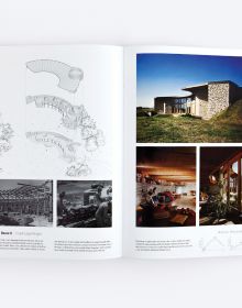 Book cover of Manual of Biogenic House Sections, with house elevation. Published by ORO Editions.