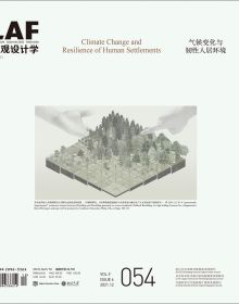 Book cover of Landscape Architecture Frontiers 054: Climate Change and Resilience of Human Settlements. Published by ORO Editions.