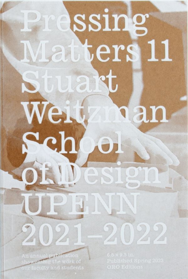 Book cover of Pressing Matters 11. Published by ORO Editions.