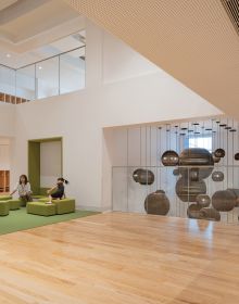 Book cover of Designing for Empathy, 'The Architecture of Connections in Learning Environments, with Avenues Shenzhen Early Learning Center, children below on play area. Published by ORO Editions.
