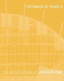 Dome building structure with spikes, on cover of 'Tectonics of Place II, The Architecture of Johnson Fain', by ORO Editions.