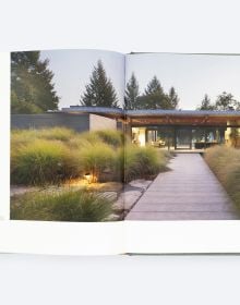 Dome building structure with spikes, on cover of 'Tectonics of Place II, The Architecture of Johnson Fain', by ORO Editions.