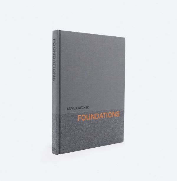 Grey cover of Foundations. Published by ORO Editions.