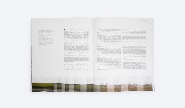Circle of chapter headers on white cover of 'LA+ Beauty', by ORO Editions.