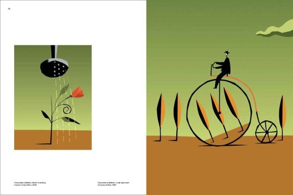 Silhouette of figure in hat behind yellow sheet with small holes.