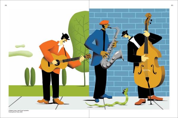 Silhouette of figure in hat behind yellow sheet with small holes.