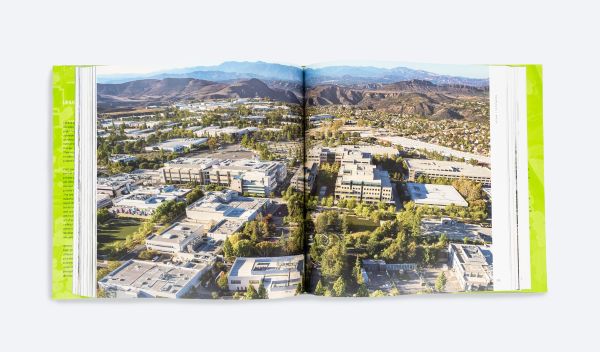 Book cover of William Fain's Civic Purpose: Urban Design in Private Practice, with aerial view of landscape plan. Published by ORO Editions.