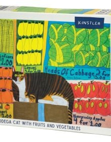 Bodega Cat with Fruits and Vegetables