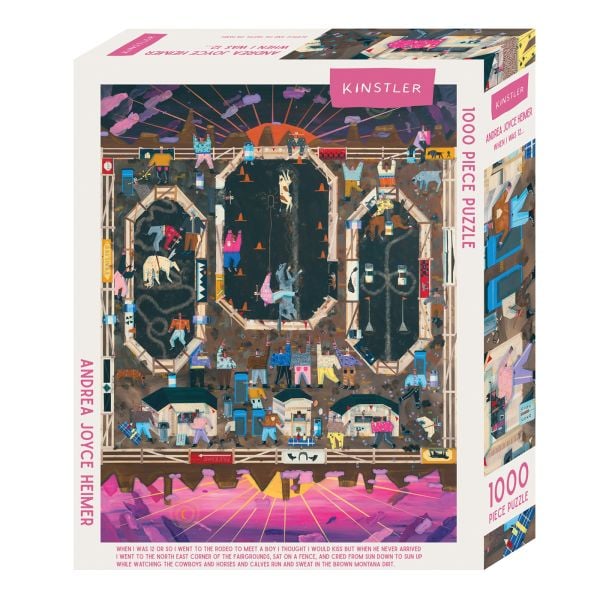 Puzzle box of When I Was 12: 1000 piece puzzle. Published by Kinstler.