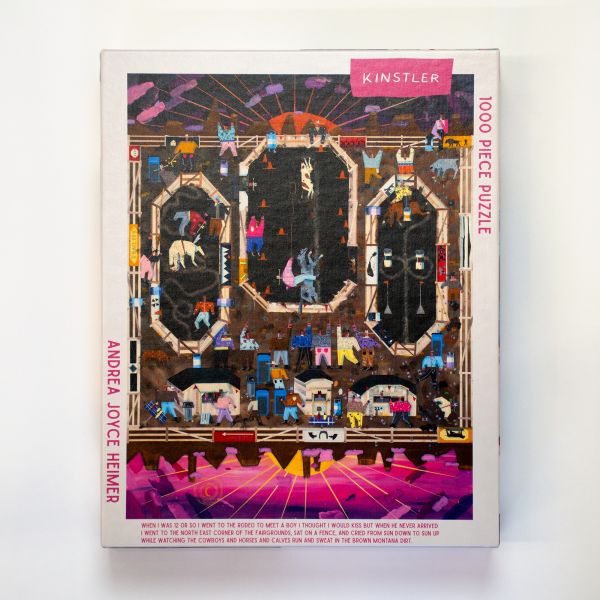 Puzzle box of When I Was 12: 1000 piece puzzle. Published by Kinstler.