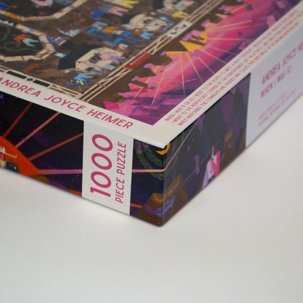 Puzzle box of When I Was 12: 1000 piece puzzle. Published by Kinstler.