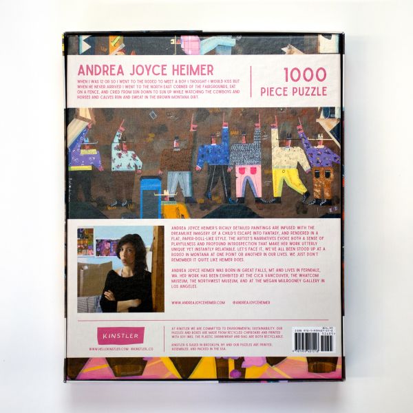Puzzle box of When I Was 12: 1000 piece puzzle. Published by Kinstler.