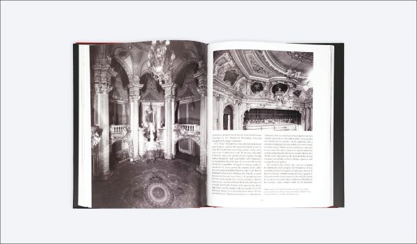 Book cover of Rambusch: The First 100 Years, 1898–1998, featuring Art Deco designer Hildreth Meière's metal-relief sculpture of the Dragon of Ignorance. Published by ORO Editions.