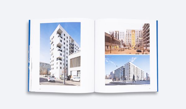 Book cover of Source Books in Architecture No. 16: Tatiana Bilbao ESTUDIO, with an aerial view of city landscape. Published by ORO Editions.