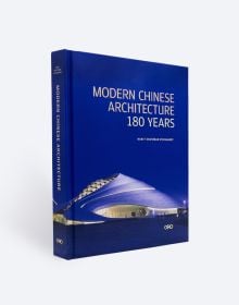 Book cover of Modern Chinese Architecture: 180 Years, with the Harbin Grand Theatre. Published by ORO Editions.