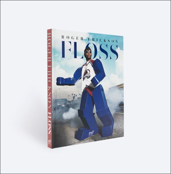 Book cover of Roger Erickson's FLOSS, featuring American rapper and record producer Kool Keith. Published by ORO Editions.