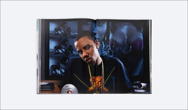 Book cover of Roger Erickson's FLOSS, featuring American rapper and record producer Kool Keith. Published by ORO Editions.