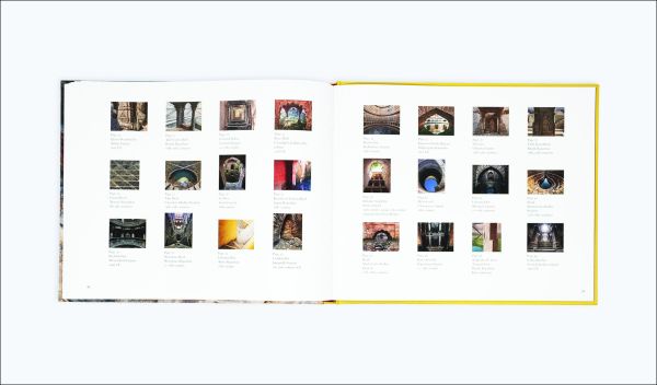 Book cover of To Reach the Source: The Stepwells of India, featuring an Indian stepwell filled with water. Published by ORO Editions.