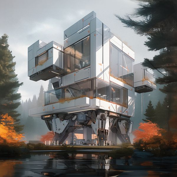 Book cover of AI Sapien: Variations on Architecture and the Future, with an AI generated futuristic glass cube building. Published by ORO Editions.