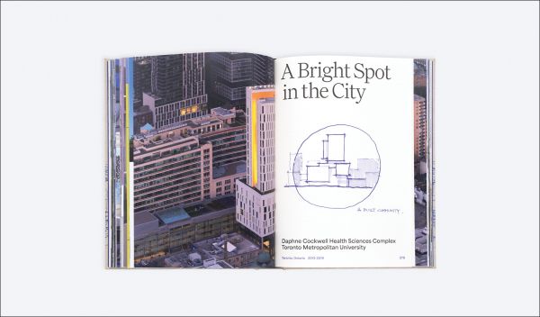 Book cover of Episodes in Public Architecture, with a sketch of interior building. Published by ORO Editions.