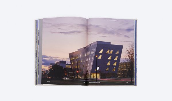 Book cover of Episodes in Public Architecture, with a sketch of interior building. Published by ORO Editions.