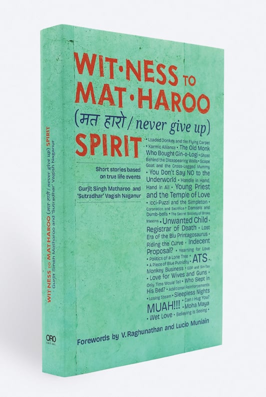 Book cover of Wit-ness to Mat-Haroo (??-????) Spirit. Published by ORO Editions.